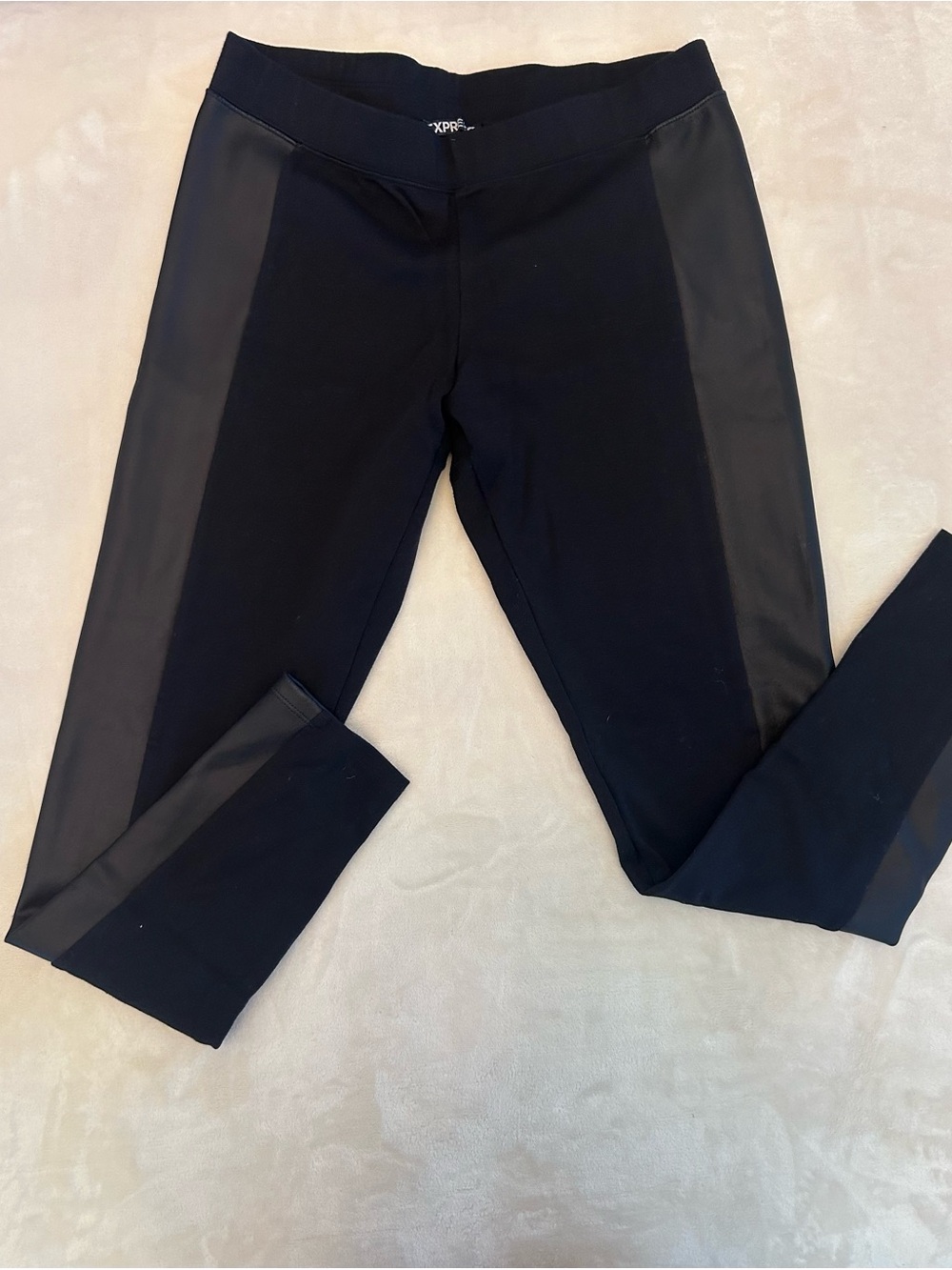 Express Black High-Rise Stretch Leggings